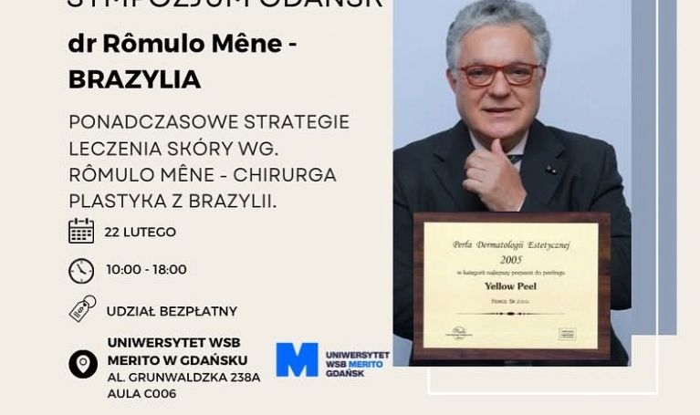 Ponadczasowe strategie leczenia skóry - sympozjum naukowe w Gdańsku z dr Romulo Mene